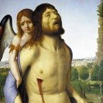 Antonello Cristo muerto sostenido por un angel